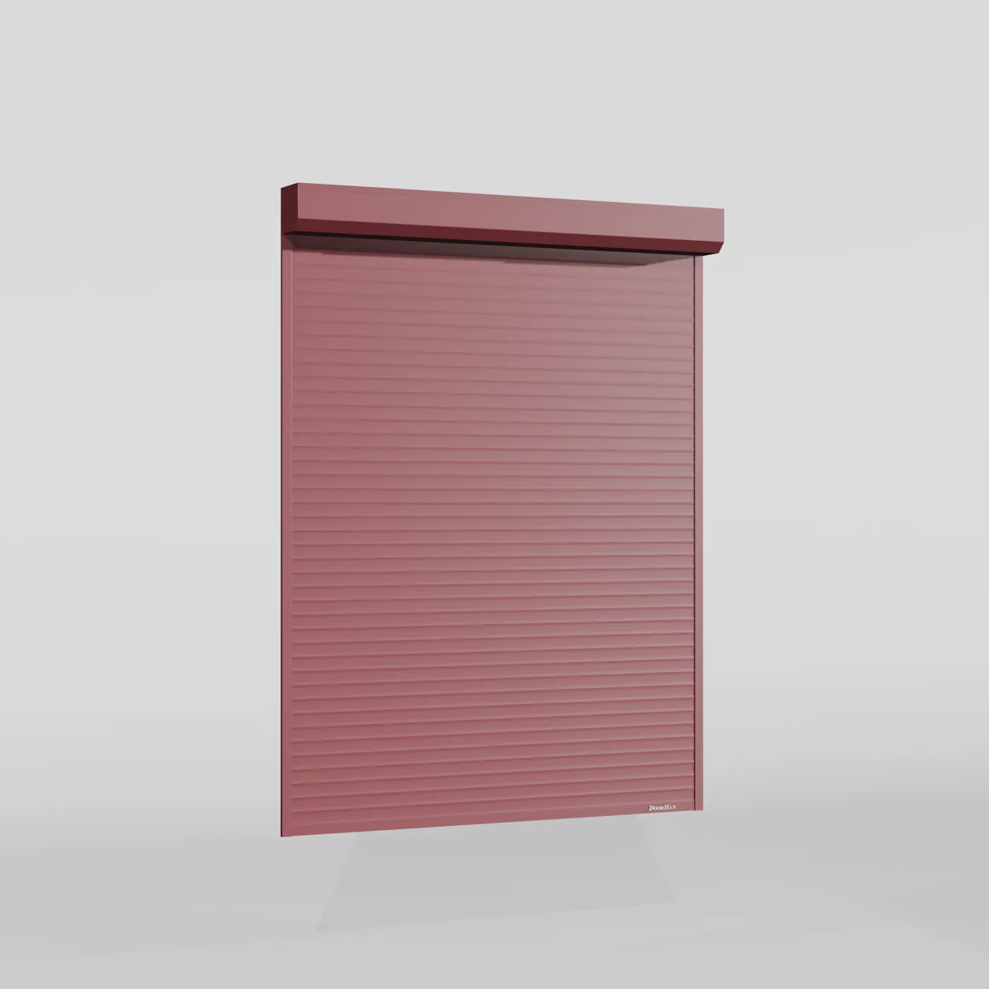 Рольставни DoorHan 2300х1600 цвета RAL 3005 (бордовый) невзломостойкие без автоматики